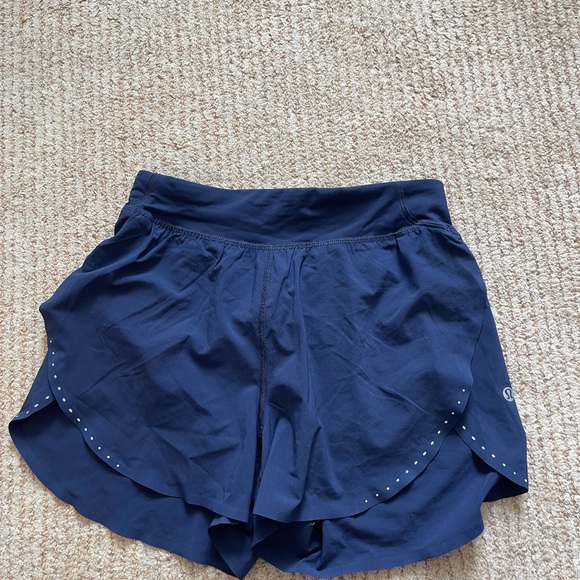 lululemon athletica Pants - Lululemon Fast and Free Blue Athletic Shorts